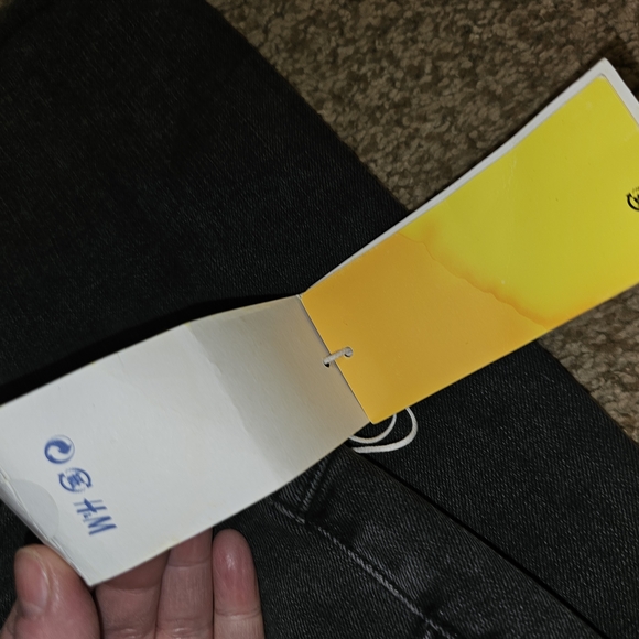 Womens H&M Denim Black Jeans with Black Rhinestones - Sz: 30 (Fits Like A 28/29) - Picture 8 of 11